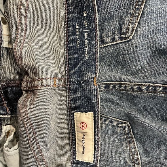AG Adriano Goldschmied Mid-Rise Straight Brinley jeans 28 excellent like new - Picture 4 of 5